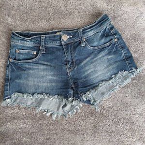 X-Roxx Y2K Low Rise Cheeky Jean Shorts Junior's 1 /25 Pre-Owned